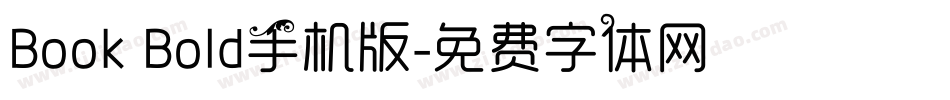 Book Bold手机版字体转换